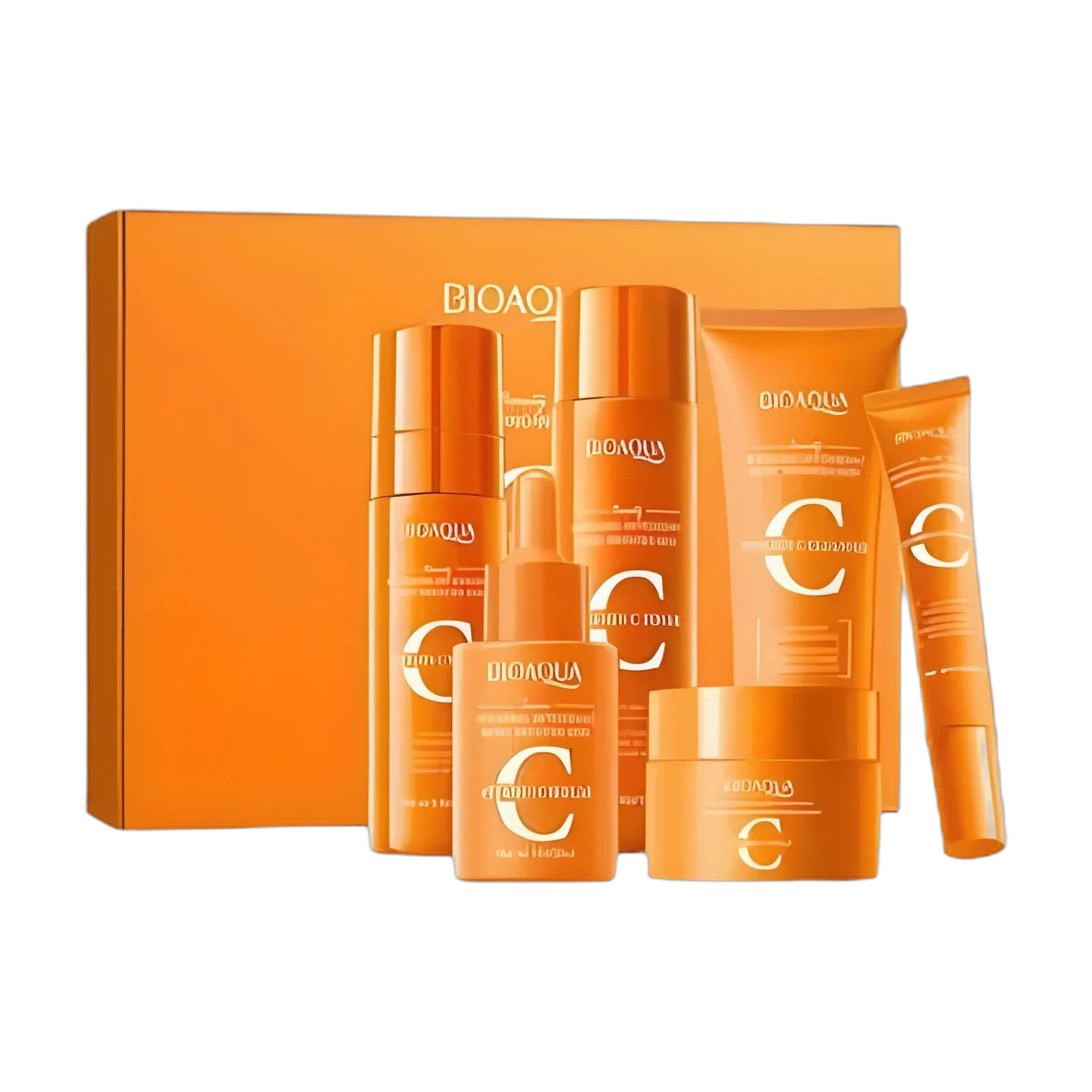 Kit facial de vitamina C Bioaqua (caja naranja)