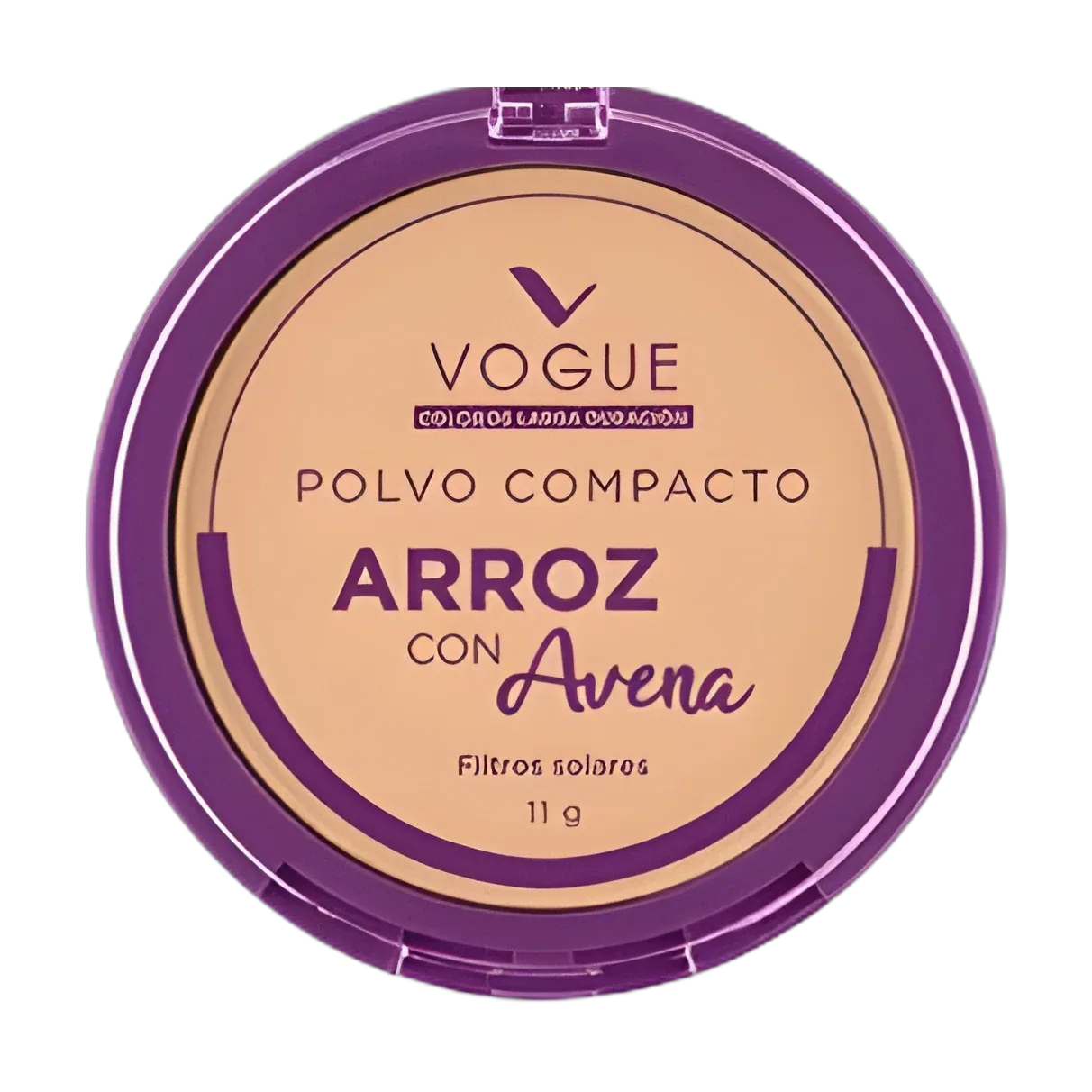 Polvo compacto de arroz con avena Vogue