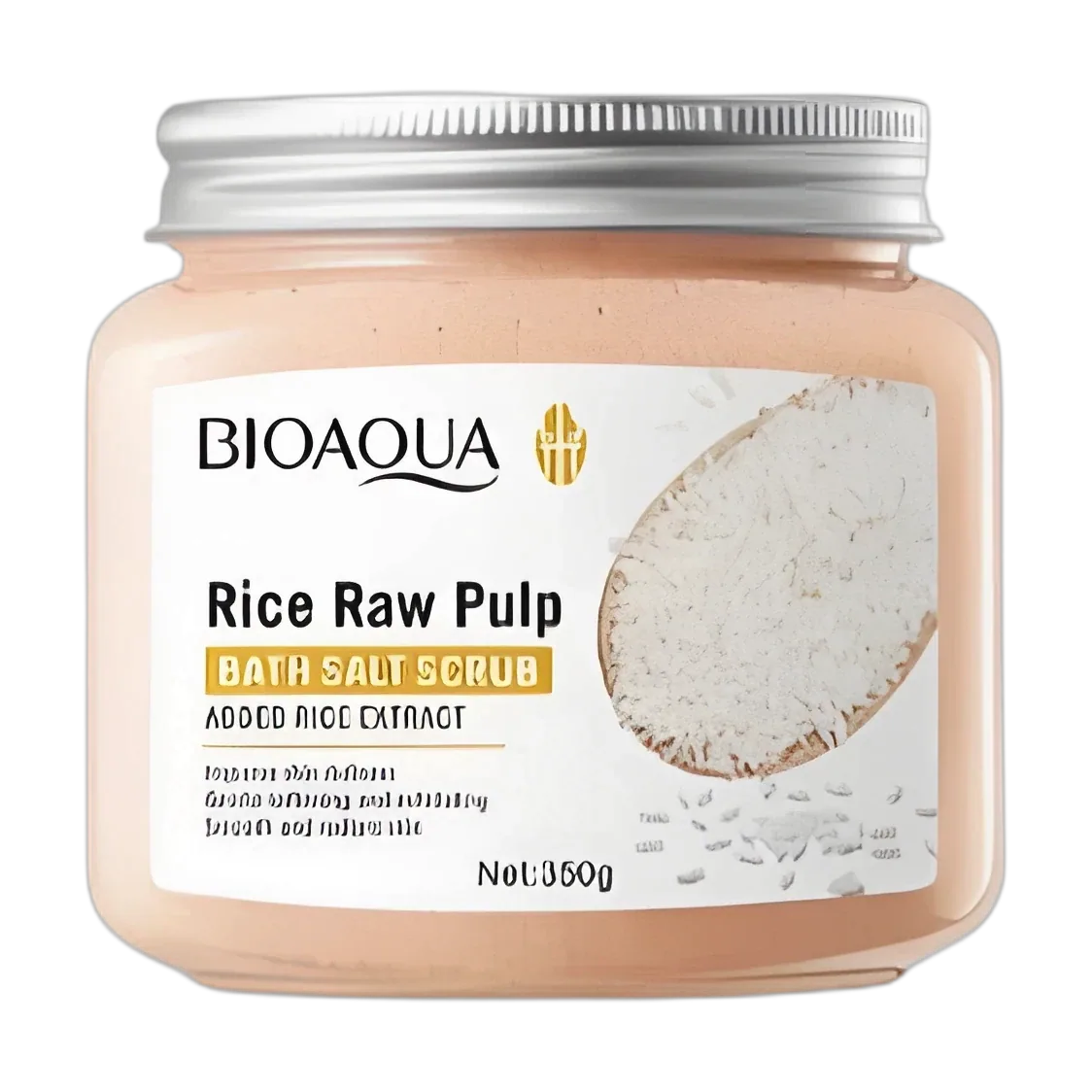 Sales de baño exfoliantes de arroz Bioaqua